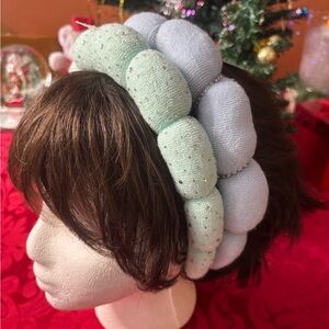 Bling Terry Rhinestone Spa Headband Set